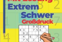 sudoku lösungen schwer