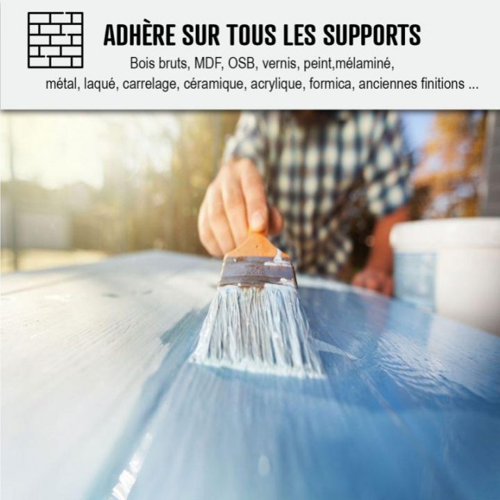 peinture résine pour meuble stratifié