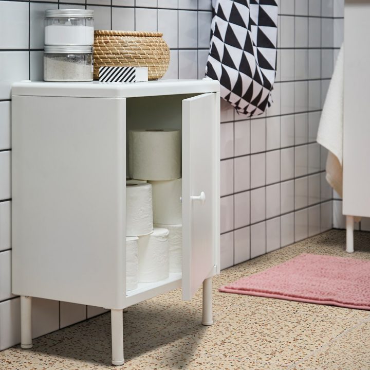 meuble de rangement salle de bain ikea