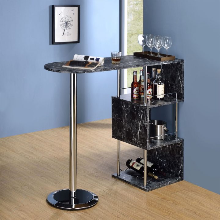 meuble table haute bar