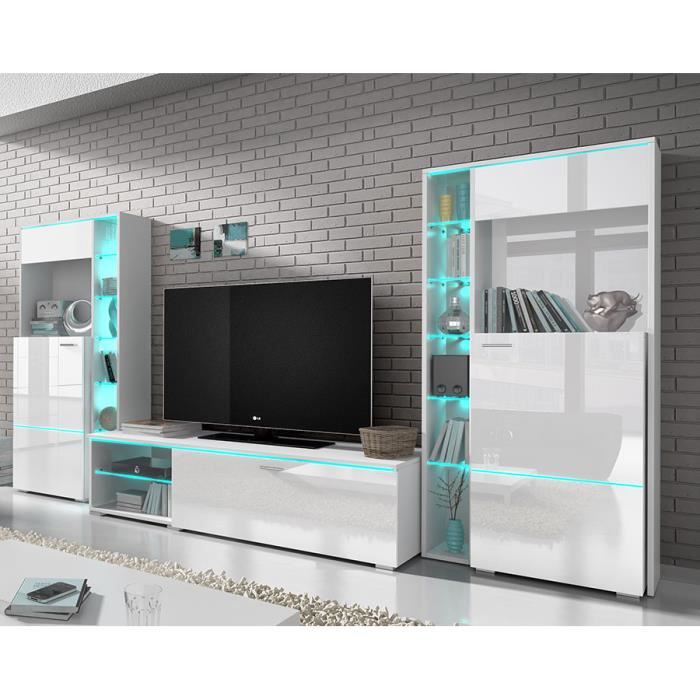 meuble tv blanc design