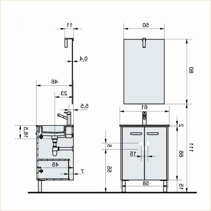 hauteur meuble salle de bain vasque à poser