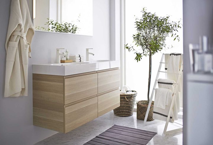 meuble bas salle de bain ikea