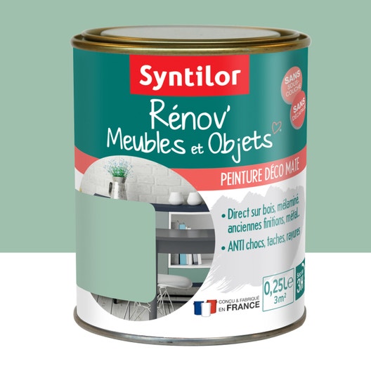 peinture résine meuble bois