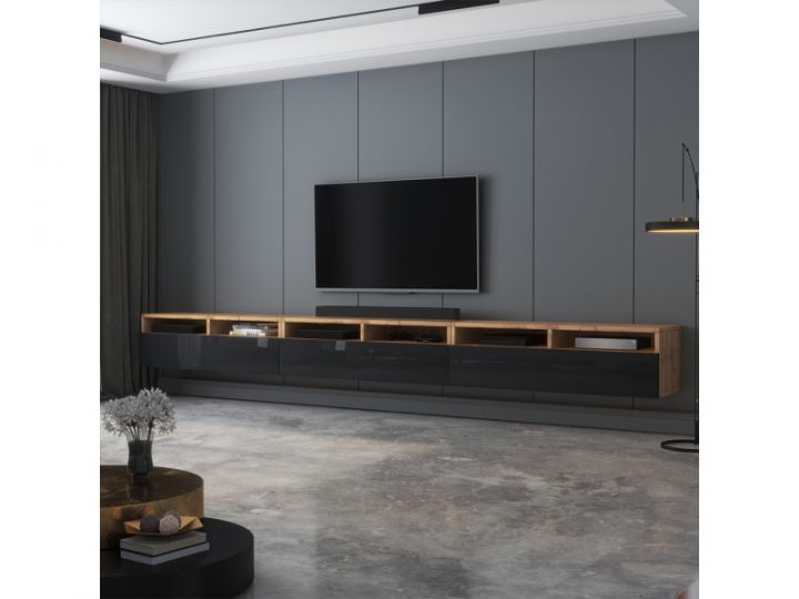 meuble tv long 300 cm