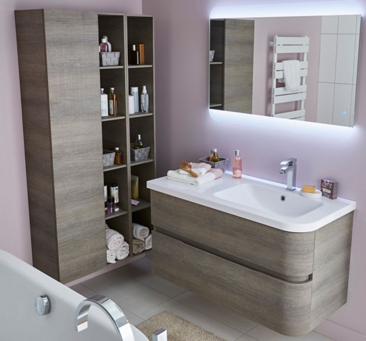 meuble salle de bain 100 cm castorama