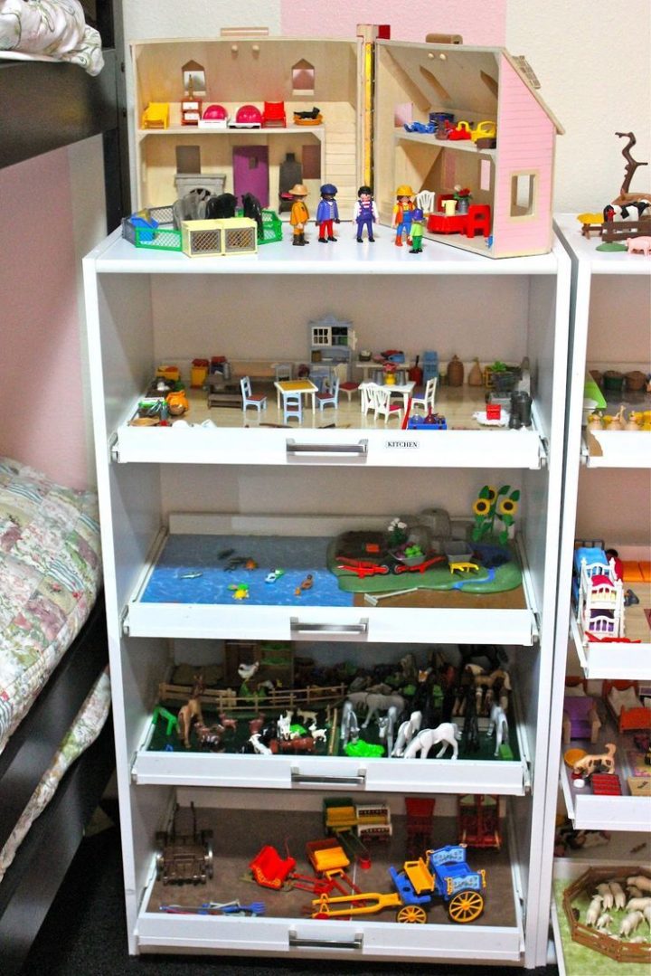 meuble pour playmobil ikea