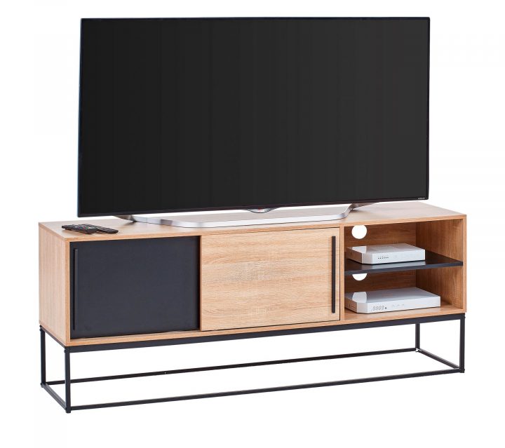 meuble tv industriel 110 cm