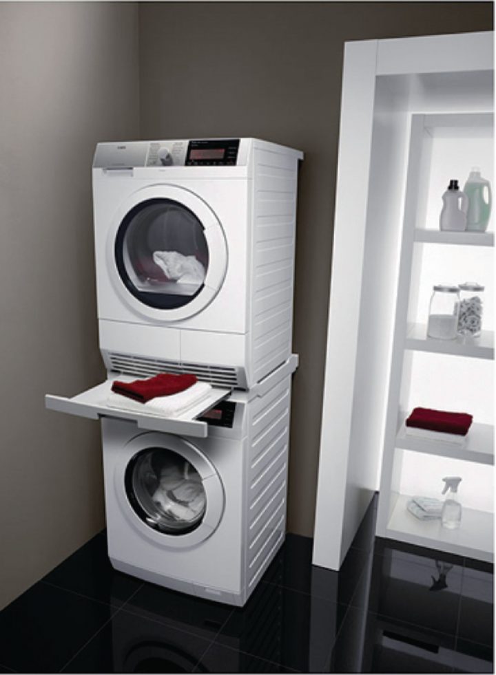 meuble entourage lave linge