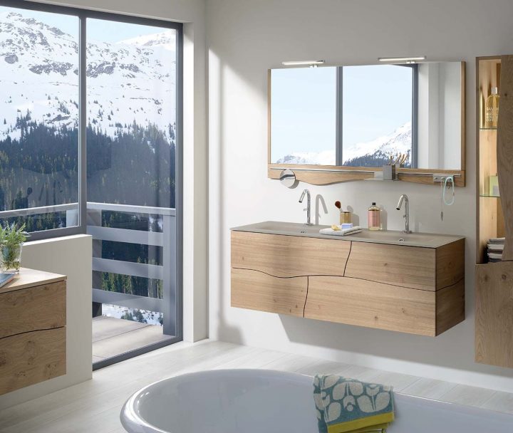 meuble salle de bain montagne