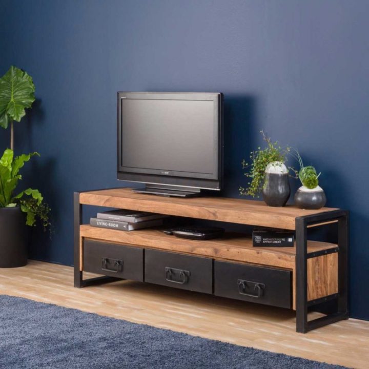 meuble tv table basse industriel