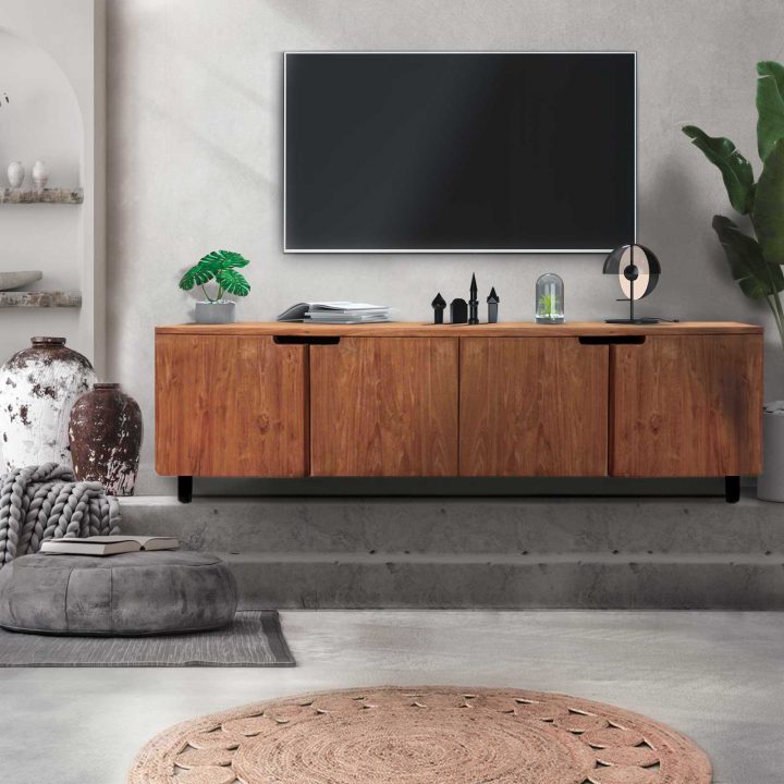 meuble tv 240 cm bois