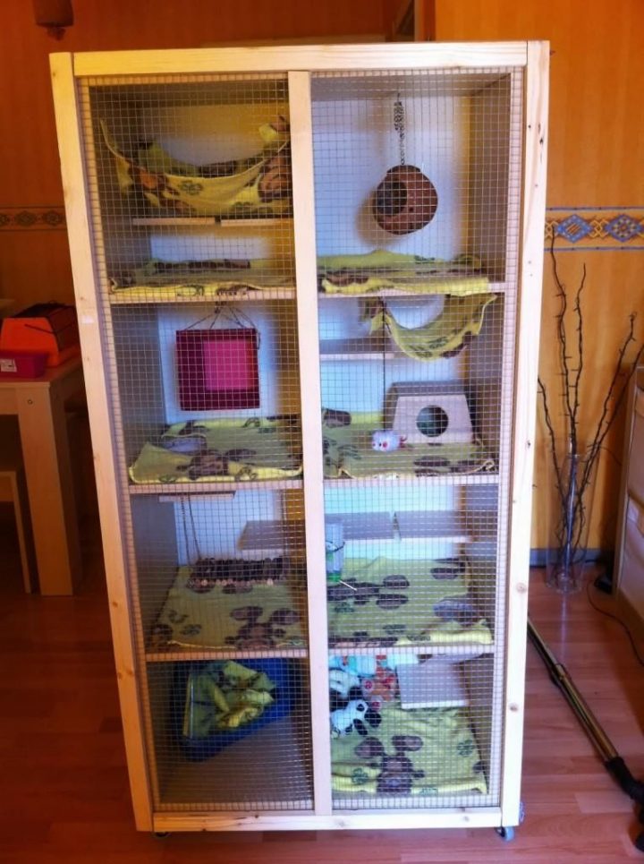 cage hamster meuble ikea