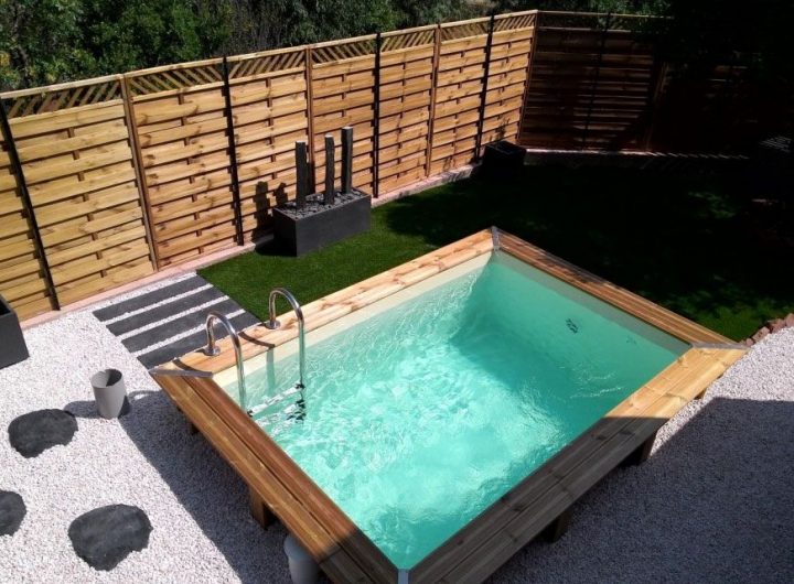 15 Idées Pour Intégrer Une Mini Piscine Dans Votre Jardin destiné Petite Piscine Bois 2X2