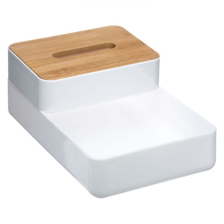 2 Boîtes De Rangement Salle De Bain Baltik – Blanc – Toilinux avec Boite Rangement Salle De Bain