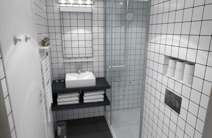 40 Belle Carrelage Salle De Bain Blanc Pas Cher serapportantà Carrelage Salle De Bain Pas Cher