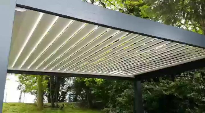 4X3 Waterproof Sun Shade Motorised Outdoor Automatic intérieur Pergola Polycarbonate 4X3