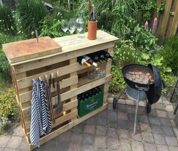 50 Awesome Diy Recycled Wood Pallet Projects (Avec Images pour Meuble Plancha En Palette