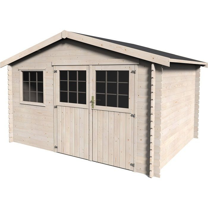 Abri De Jardin Bois Florentine 9.03 M² – Abri De Jardin tout Toiture Abri De Jardin Leroy Merlin