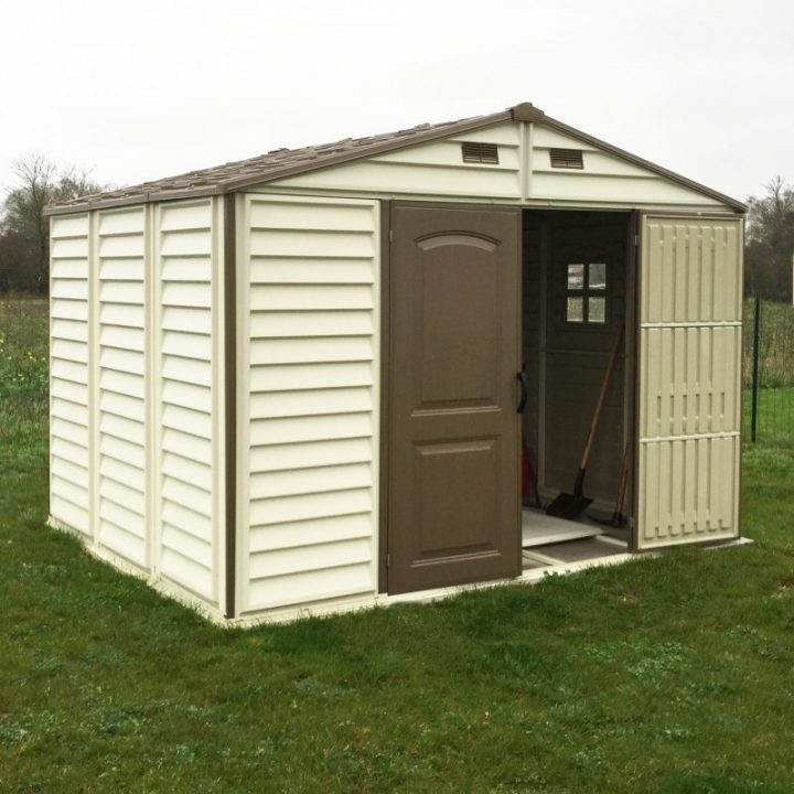 Abri De Jardin En Pvc Woodstyle Premium 7,68M² – Duramax à Cabanon De Jardin