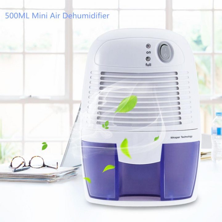 Acheter Absorbeur Dhumidité De Déshumidificateur Dair À La Maison Mini  Aucun Bruit Sécheur De Refroidissement Électrique Avec Le Réservoir Deau  500Ml à Deshumidificateur Chambre Bébé