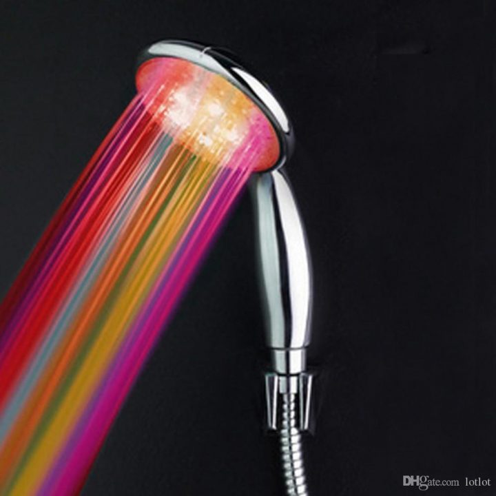 Acheter Pommeau De Douche Lumineux Alternatif Coloré À Contrôle De  Température Led De 5,76 € Du Lotlot | Dhgate à Pomme De Douche Lumineuse