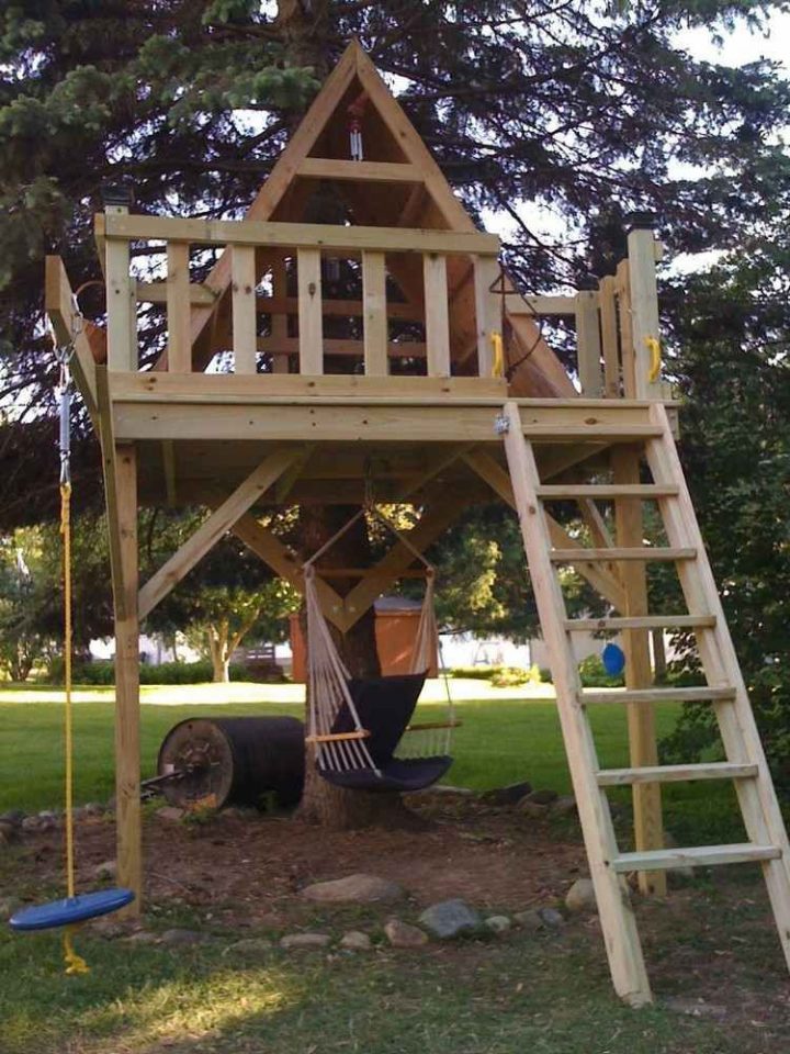 Aire De Jeux Pour Jardin – Idées En Images Pour Valoriser encequiconcerne Maisonnette En Bois Family