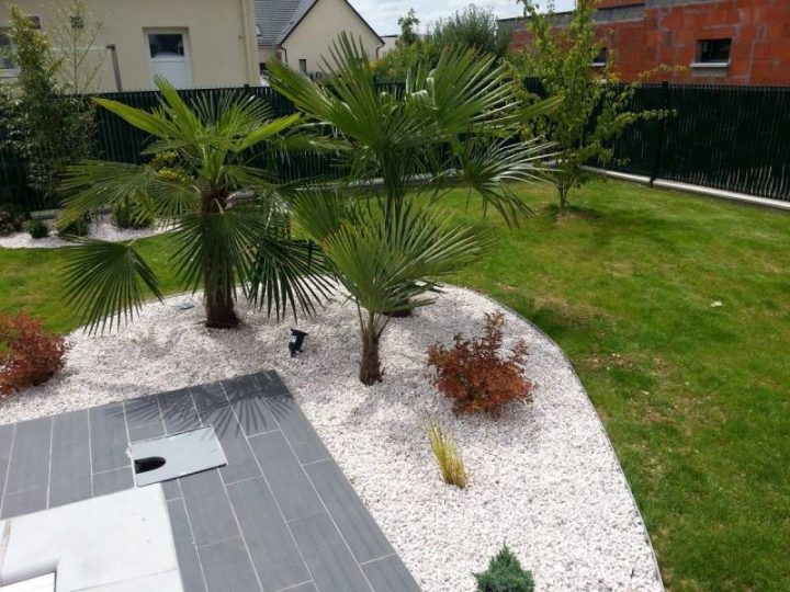 Amenagement Jardin Galets Blancs – Le Spécialiste De La dedans Jardin Avec Galets Blancs