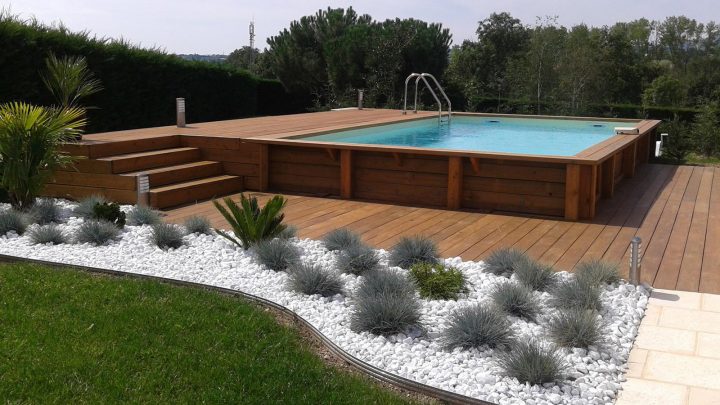 Amenagement Piscine En Bois Hors Sol tout Piscine Bois Hors Sol Cora