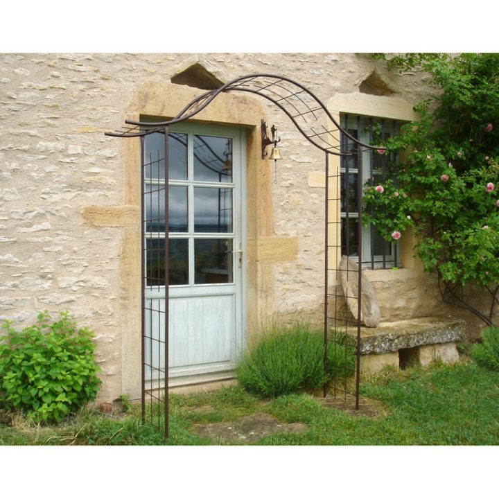 Arceau Portique Avec Treillage : Arches De Jardin Et dedans Arceau De Jardin