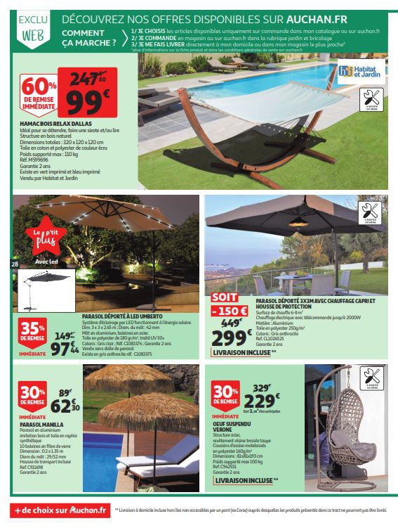 Auchan Offres Jardin Du 3 Au 9 Avril 2019 – Catalogue007 à Catalogue Jardin Auchan