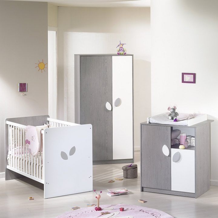 Avis Sur Le Lit Évolutif Sauthon Leaf Frêne Blanc Et Taupe destiné Chambre Complète Bébé Pas Cher