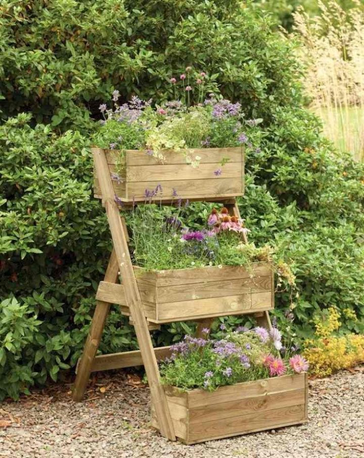 Bac À Fleurs En Bois À Faire Soi-Même – 52 Bacs À Fleurs pour Créer Des Bacs De Jardin Avec Des Palettes