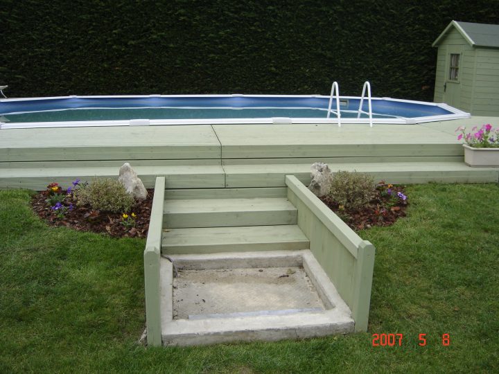 Bache Piscine (Photo 4/9) – Voici Notre Piscine. Une concernant Piscine Hors Sol Cora