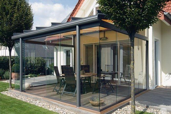 Baie Vitrée Pour La Terrasse- Fermez La Terrasse Et Ouvrez encequiconcerne Fermer Une Terrasse Avec Du Plexiglas