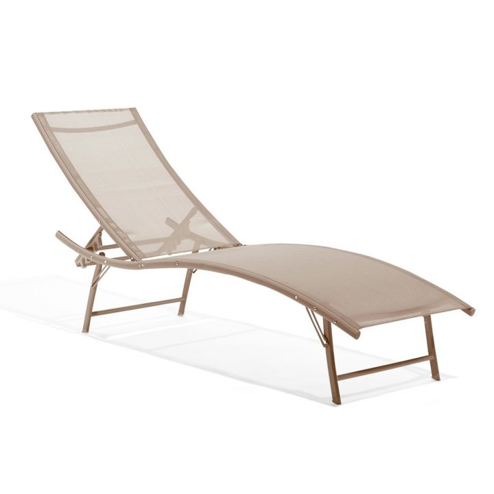 Bain De Soleil Bahia Pliant Taupe – Transat, Fauteuil Et intérieur Transat Bahia Gifi