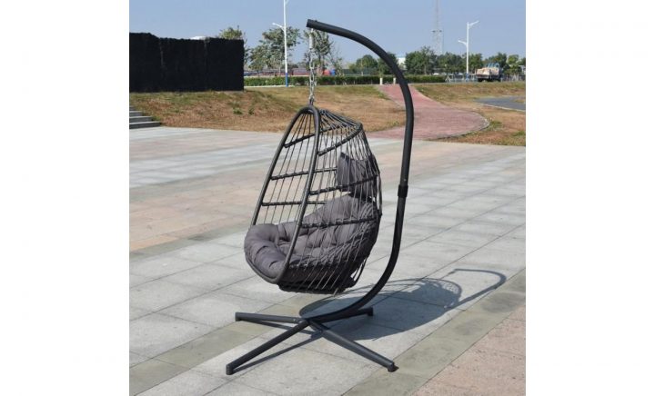 Balancelle De Jardin En Résine Tressée Fauteuil Œuf destiné Œuf Suspendu Jardin