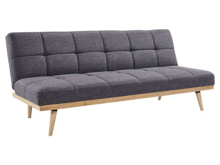 Banquette-Lit Clic-Clac Maja Coloris Gris – Vente De intérieur Clic Clac Conforama