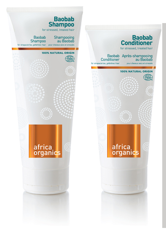 Baobab Shampoo, Baobab Conditioner Og Baobab Clay Wash pour Pureday Rabat