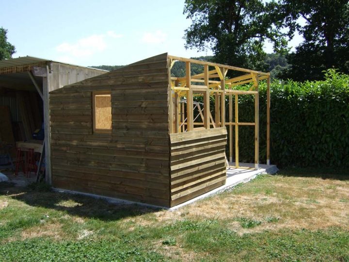 Bardage | Abri De Jardin, Cabane Jardin, Jardins pour Plan Cabane De Jardin