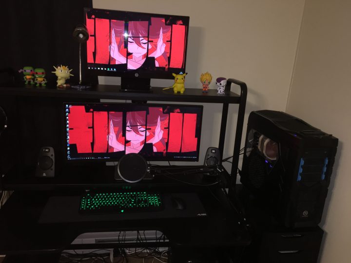 Battlestation! (Fredde Desk Ikea) | Ikea Desk, Simple serapportantà Bureau Ikea Gamer