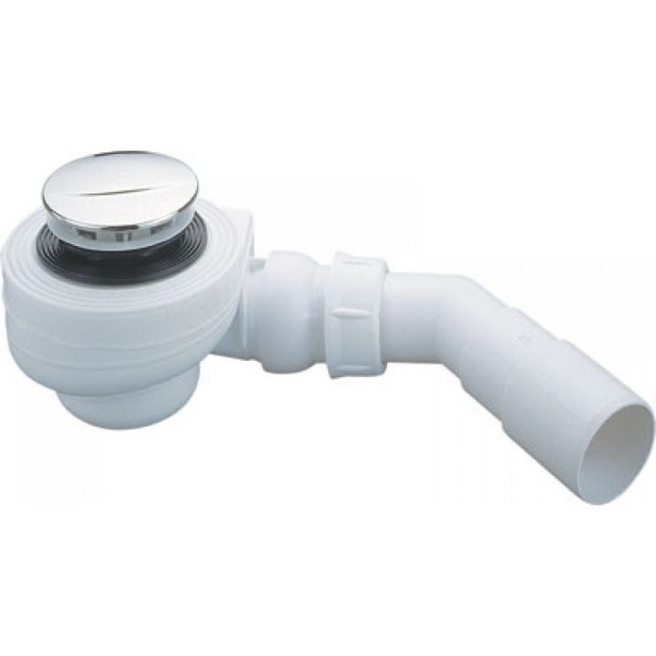 Bonde De Douche Pour Receveur Extra-Plat Sortie Horizontale Turboflow  Nicoll Sur Bricozor tout Siphon Douche Extra Plat