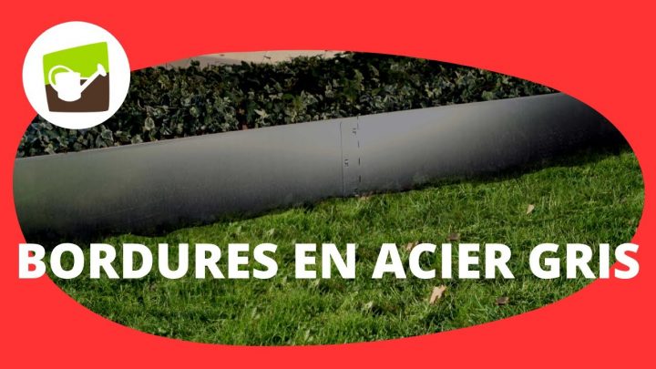 Bordure De Jardin En Acier Galvanise Flexible 1,17M (Réf à Bordure Metal Pour Jardin