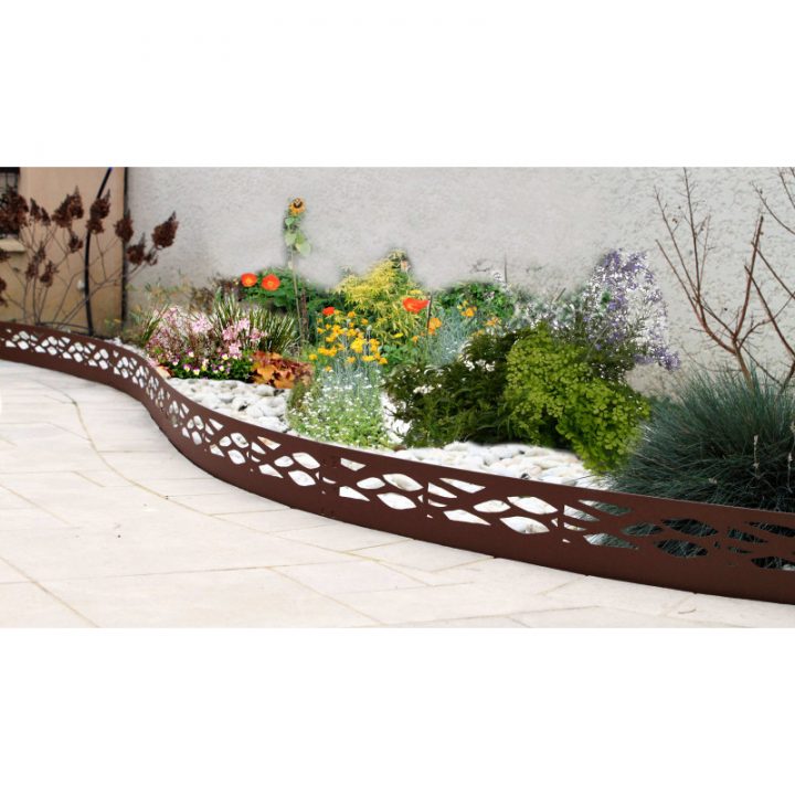 Bordure De Jardin En Métal Fer Vieilli destiné Bordure Metal Pour Jardin