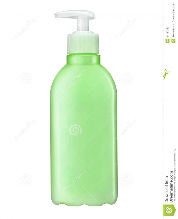 Bouteille De Shampooing Avec La Pompe Photographie Stock encequiconcerne Gel Douche Femelle