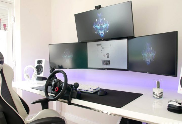 Bureau Gamer, Un Arsenal Gaming Confortable Et Élégant tout Bureau Gamer