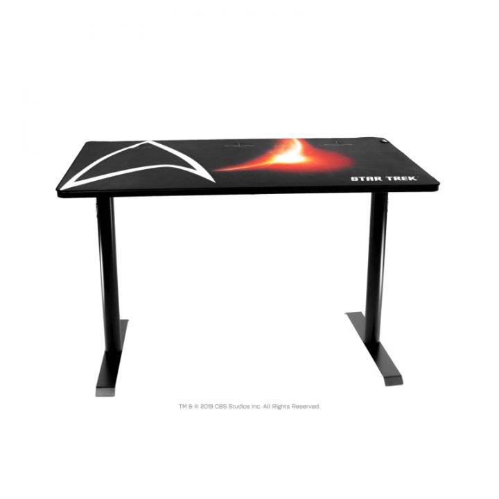 Bureau Gaming Arozzi Arena Star Trek Edition Noir destiné Bureau Arozzi