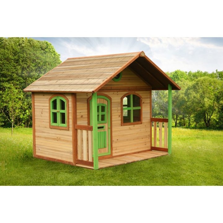 Cabane Enfant En Bois Milan Axi – Eden Deco serapportantà Plan Cabane De Jardin