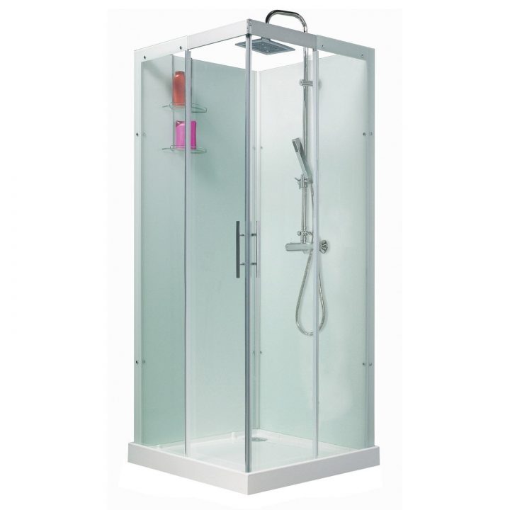 Cabine De Douche Carré 80X80 Cm, Thalaglass 2 Thermo tout Cabine De Douche