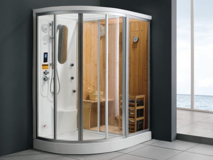 Cabine De Douche Complète D'Angle Haumea Hammam Et Sauna avec Cabine De Douche